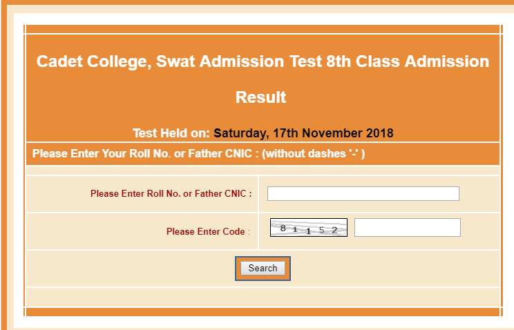 NTS Results Link
