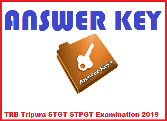 TRB Tripura STGT STPGT Examination 2019 
